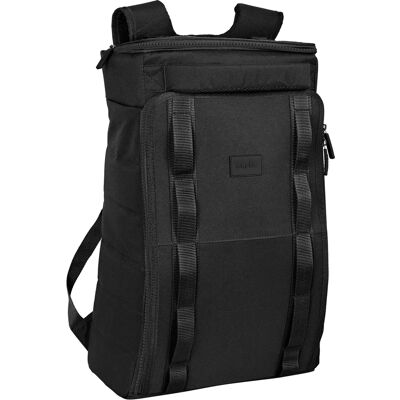 Zaino da viaggio nero Safta - Poliestere leggero, spallacci imbottiti, tasche interne Zaino da viaggio nero Safta - Poliestere leggero, spallacci imbottiti, tasche interne