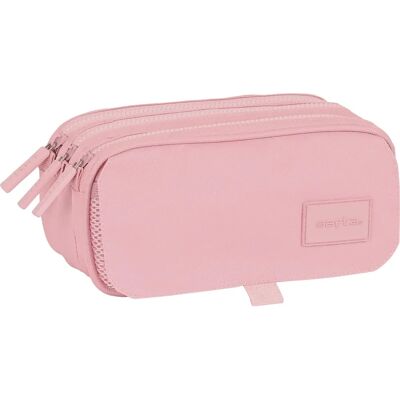 Safta Rosa 21,5 x 10 x 8 cm Estuche Escolar Safta Rosa 21,5 x 10 x 8 cm Estuche Escolar