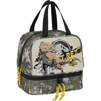 Fiambrera Gris Jurassic World - 20x20x15cm Fiambrera Gris Jurassic World - 20x20x15cm