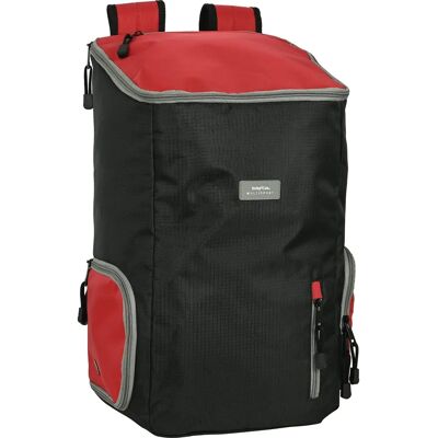 Zaino Safta Multisports - 28x50x22cm - Nero Rosso Zaino Safta Multisports - 28x50x22cm - Nero Rosso