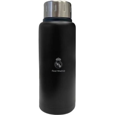 Real Madrid C.F. Waterfles - 500ml Zwart - Sportaccessoire Real Madrid C.F. Waterfles - 500ml Zwart - Sportaccessoire