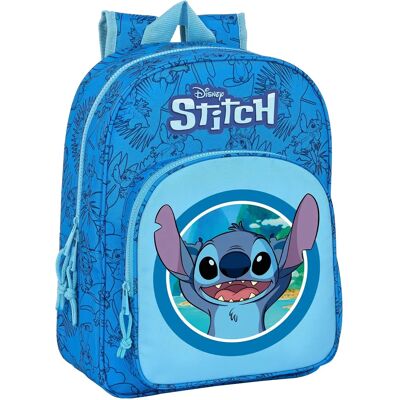 Disney Stitch Blauwe School Backpack - Schooltas Disney Stitch Blauwe School Backpack - Schooltas