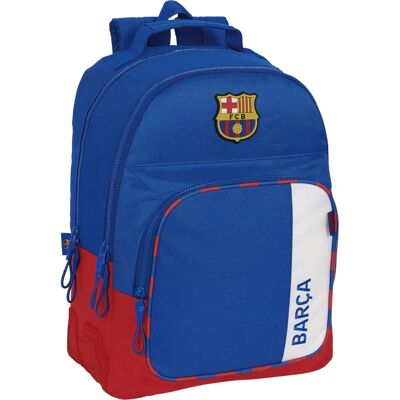Sac d'École F.C. Barcelona - Bleu Maron - 2 Compartiments - 32x42x15cm - Publicité Sac d'École F.C. Barcelona - Bleu Maron - 2 Compartiments - 32x42x15cm - Publicité