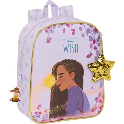 Mochila Infantil Lila Wish 22 x 27 x 10 cm - Casual Escolar Mochila Infantil Lila Wish 22 x 27 x 10 cm - Casual Escolar
