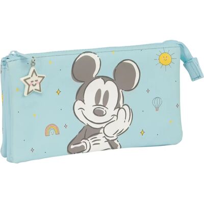 Mickey Mouse Clubhouse Bleu clair Sac avec 3 compartiments - Carry-all - Publicité Mickey Mouse Clubhouse Bleu clair Sac avec 3 compartiments - Carry-all - Publicité
