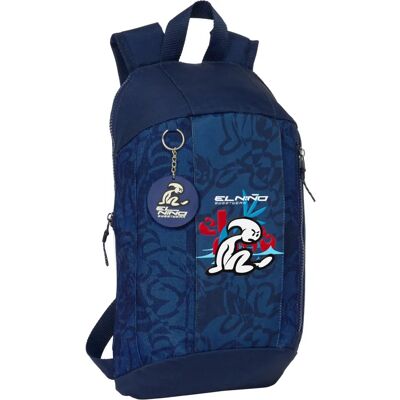 El Niño Mini Navy Blue Rugzak - Casual kindertasje El Niño Mini Navy Blue Rugzak - Casual kindertasje