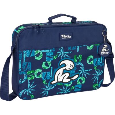 El Niño Glassy Navy Blue 38 x 28 x 6 cm - Skolryggsäck El Niño Glassy Navy Blue 38 x 28 x 6 cm - Skolryggsäck