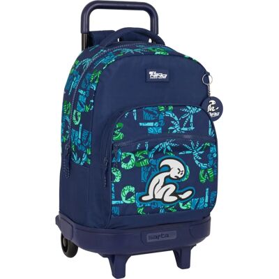 Sac à dos scolaire avec roues El Niño Bleu marine 33 x 45 x 22 cm - Publicité Sac à dos scolaire avec roues El Niño Bleu marine 33 x 45 x 22 cm - Publicité