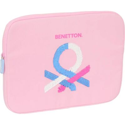 Benetton Pink Laptop Cover - 15,6'' - Polyester Benetton Pink Laptop Cover - 15,6'' - Polyester