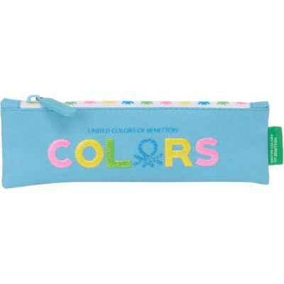 Trousse scolaire Benetton Printemps Bleu Ciel - Produit scolaire - Publicité Trousse scolaire Benetton Printemps Bleu Ciel - Produit scolaire - Publicité