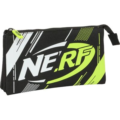 Estojo escolar Nerf Get Ready Preto - 3 Compartimentos Estojo escolar Nerf Get Ready Preto - 3 Compartimentos