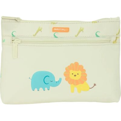 Safta Dschungel Schultasche - Beige, 23x16x3cm Safta Dschungel Schultasche - Beige, 23x16x3cm