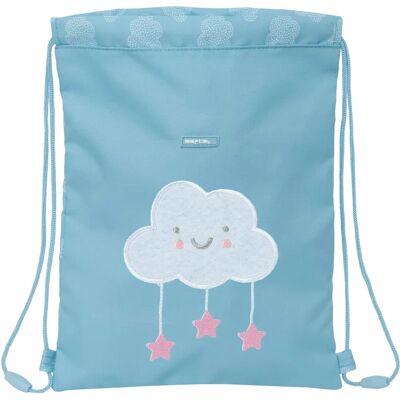 Sac à dos enfant Nube Bleu Safta - Sac à dos avec cordons - Publicité Sac à dos enfant Nube Bleu Safta - Sac à dos avec cordons - Publicité