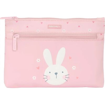 Estuche escolar Safta Conejo Rosa - Producto escolar Estuche escolar Safta Conejo Rosa - Producto escolar
