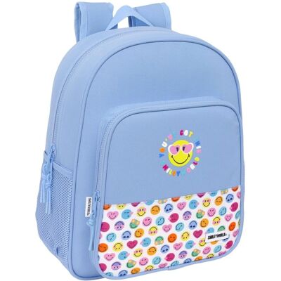 Plecak Szkolny Smiley Joyful Niebieski Wielokolorowy - School Bag Plecak Szkolny Smiley Joyful Niebieski Wielokolorowy - School Bag