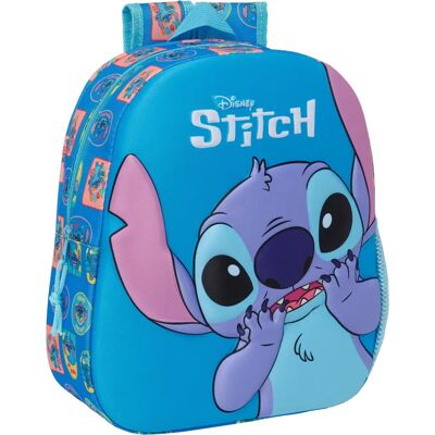 BigBuy Blå 3D Stitch Skolryggsäck - Skolryggsäck BigBuy Blå 3D Stitch Skolryggsäck - Skolryggsäck