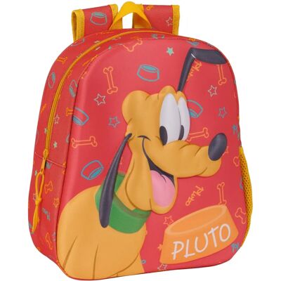 Disney Pluto Kinderrucksack - 3D Design - Orange - 27x33x10cm Disney Pluto Kinderrucksack - 3D Design - Orange - 27x33x10cm