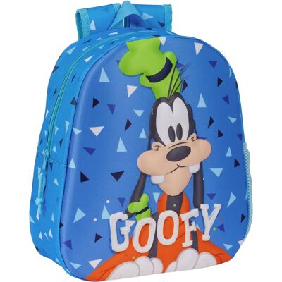 Mochila infantil Disney Goofy Azul - Design 3D Mochila infantil Disney Goofy Azul - Design 3D