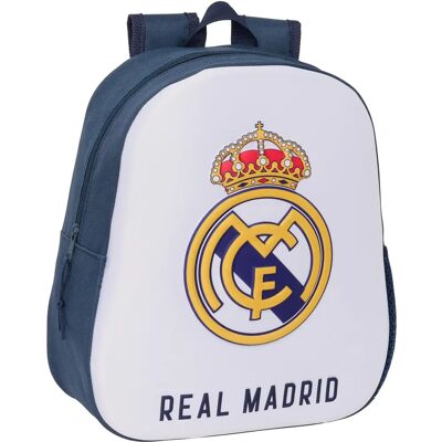 Szkolny Plecak Real Madrid C.F. Granatowy i Biały Szkolny Plecak Real Madrid C.F. Granatowy i Biały