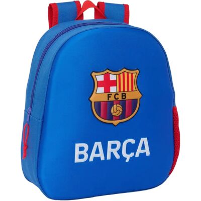 Sac d'école FC Barcelona bleu marine - Bretelles rembourrées - Publicité Sac d'école FC Barcelona bleu marine - Bretelles rembourrées - Publicité