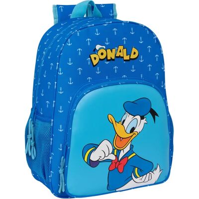 Sac d'école Donald Bleu - 33x42x14 cm - Publicité Sac d'école Donald Bleu - 33x42x14 cm - Publicité