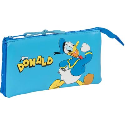 Trousse Donald Triple 22x12x3cm - Étui Scolaire - Publicité Trousse Donald Triple 22x12x3cm - Étui Scolaire - Publicité