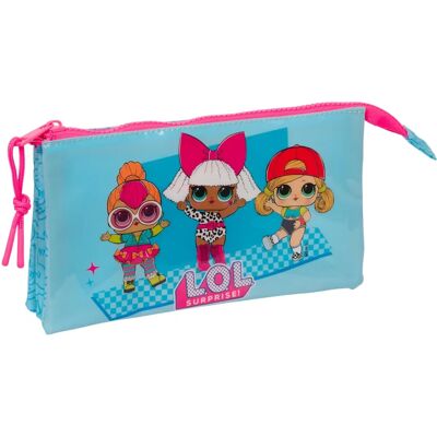 L.O.L. Surprise! Double Sac de Transport Bleu - Trousse scolaire L.O.L. Surprise! Double Sac de Transport Bleu - Trousse scolaire