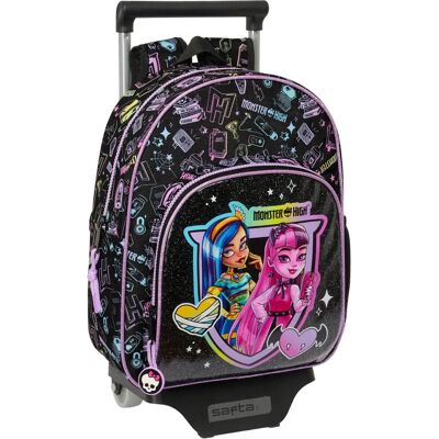 Sac à dos Safta 609 avec Trolley Monster High 10L - Publicité Sac à dos Safta 609 avec Trolley Monster High 10L - Publicité