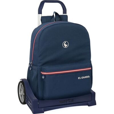 El Ganso Classic Schulrucksack mit Rädern in Marineblau El Ganso Classic Schulrucksack mit Rädern in Marineblau