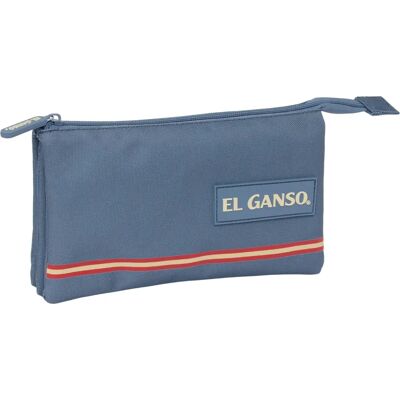 El Ganso Blau 22 x 12 x 3 cm - Schultasche El Ganso Blau 22 x 12 x 3 cm - Schultasche