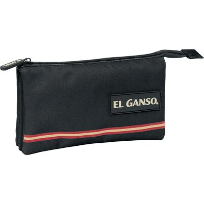 El Ganso Zwart Drievoudig Draagtas - Schooltas El Ganso Zwart Drievoudig Draagtas - Schooltas