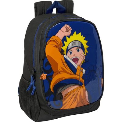 Naruto Schoolrugzak Blauw Zwart - Rugzak met Hoofdvakken - 32x44x16cm Naruto Schoolrugzak Blauw Zwart - Rugzak met Hoofdvakken - 32x44x16cm