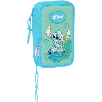 Étui double Lilo & Stitch Aloha Turquoise - 28 Pièces Étui double Lilo & Stitch Aloha Turquoise - 28 Pièces