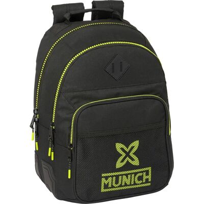 Mochila escolar Munich Beat negra - A prueba de agua, Acolchado ergonómico, Asa superior Mochila escolar Munich Beat negra - A prueba de agua, Acolchado ergonómico, Asa superior