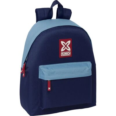 Munich Royal Blue Schooltas - 33x42x15 cm Munich Royal Blue Schooltas - 33x42x15 cm
