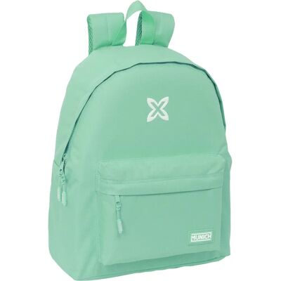 Munich Basic Turquoise Schooltas - 33 x 42 x 15 cm Munich Basic Turquoise Schooltas - 33 x 42 x 15 cm