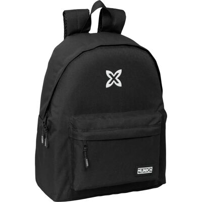 Sac d'école Munich Basics Noir - Imperméable, Ergonomique, 33x42x15cm - Publicité Sac d'école Munich Basics Noir - Imperméable, Ergonomique, 33x42x15cm - Publicité