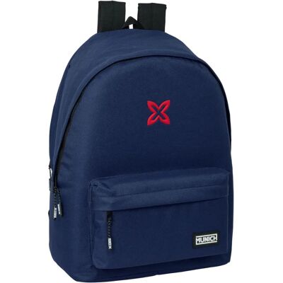 Zaino Scolastico SAFTA +usb Munich Basicos - Blu Marino Zaino Scolastico SAFTA +usb Munich Basicos - Blu Marino