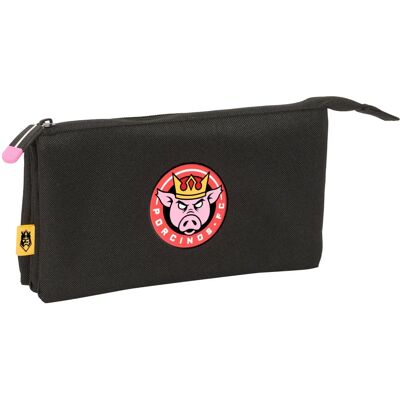 Czarny wodoodporny zip organizer - Kings League Porcinos Czarny wodoodporny zip organizer - Kings League Porcinos