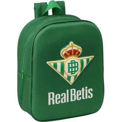 Zielony Plecak Szkolny Real Betis Balompié - 3D, Główna, Butelka, EVA Zielony Plecak Szkolny Real Betis Balompié - 3D, Główna, Butelka, EVA