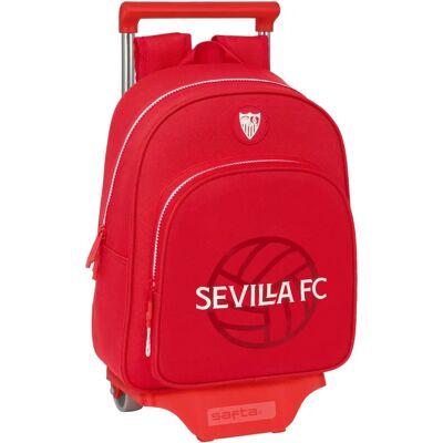 Sevilla Fútbol Club Modèle - Sac à Dos Scolaire avec Roues - Rouge Sportif - Publicité Sevilla Fútbol Club Modèle - Sac à Dos Scolaire avec Roues - Rouge Sportif - Publicité