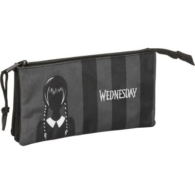SAFTA BM-239762 - Estuche de lápices de poliéster negro SAFTA BM-239762 - Estuche de lápices de poliéster negro