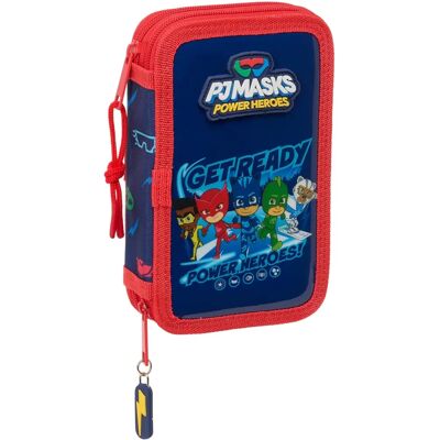 Astuccio scuola PJ Masks Blu navy - 12,5x19,5x4 cm - 28 pezzi Astuccio scuola PJ Masks Blu navy - 12,5x19,5x4 cm - 28 pezzi