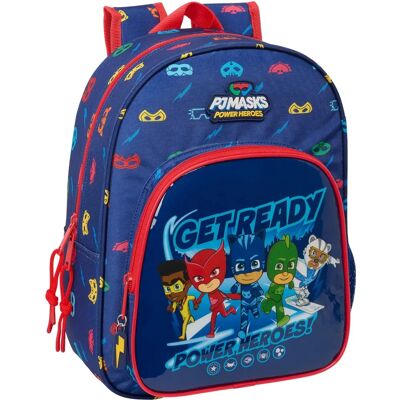 Torba szkolna Navy PJ Masks - Wyściółka ergonomiczna, Kieszeń na butelkę, Dla dzieci Torba szkolna Navy PJ Masks - Wyściółka ergonomiczna, Kieszeń na butelkę, Dla dzieci