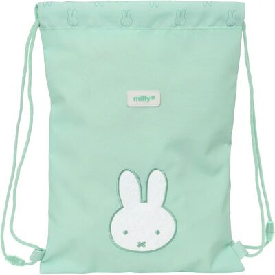 Gerecycled Waterbestendige Rugzak Miffy Menta Mint 26x34x1cm Gerecycled Waterbestendige Rugzak Miffy Menta Mint 26x34x1cm