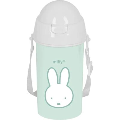 Butelka Miffy Menta - 500ml Wodoodporna Bez BPA z Słomką Butelka Miffy Menta - 500ml Wodoodporna Bez BPA z Słomką