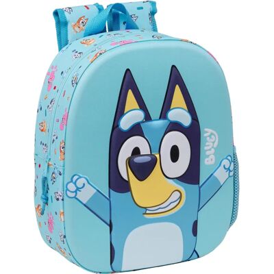 Bluey Hemelsblauw 27x33x10cm - Schooltas Bluey Hemelsblauw 27x33x10cm - Schooltas