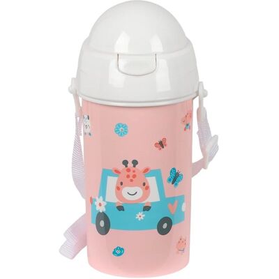 Bouteille d'eau Safta Jirafa Coral PVC - École 500 ml Bouteille d'eau Safta Jirafa Coral PVC - École 500 ml