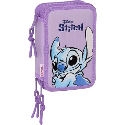 Lilo & Stitch Trousse triple - Bleu Lila - Pencil Case Lilo & Stitch Trousse triple - Bleu Lila - Pencil Case