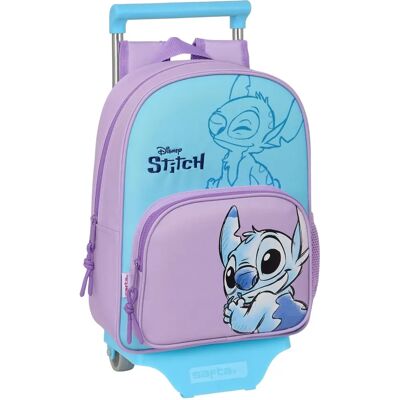 Sac à dos scolaire Stitch Bleu Lilas avec roulettes - Sac à dos scolaire - Publicité Sac à dos scolaire Stitch Bleu Lilas avec roulettes - Sac à dos scolaire - Publicité
